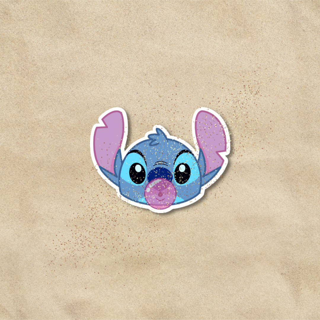 Stitch Bubblegum Sticker