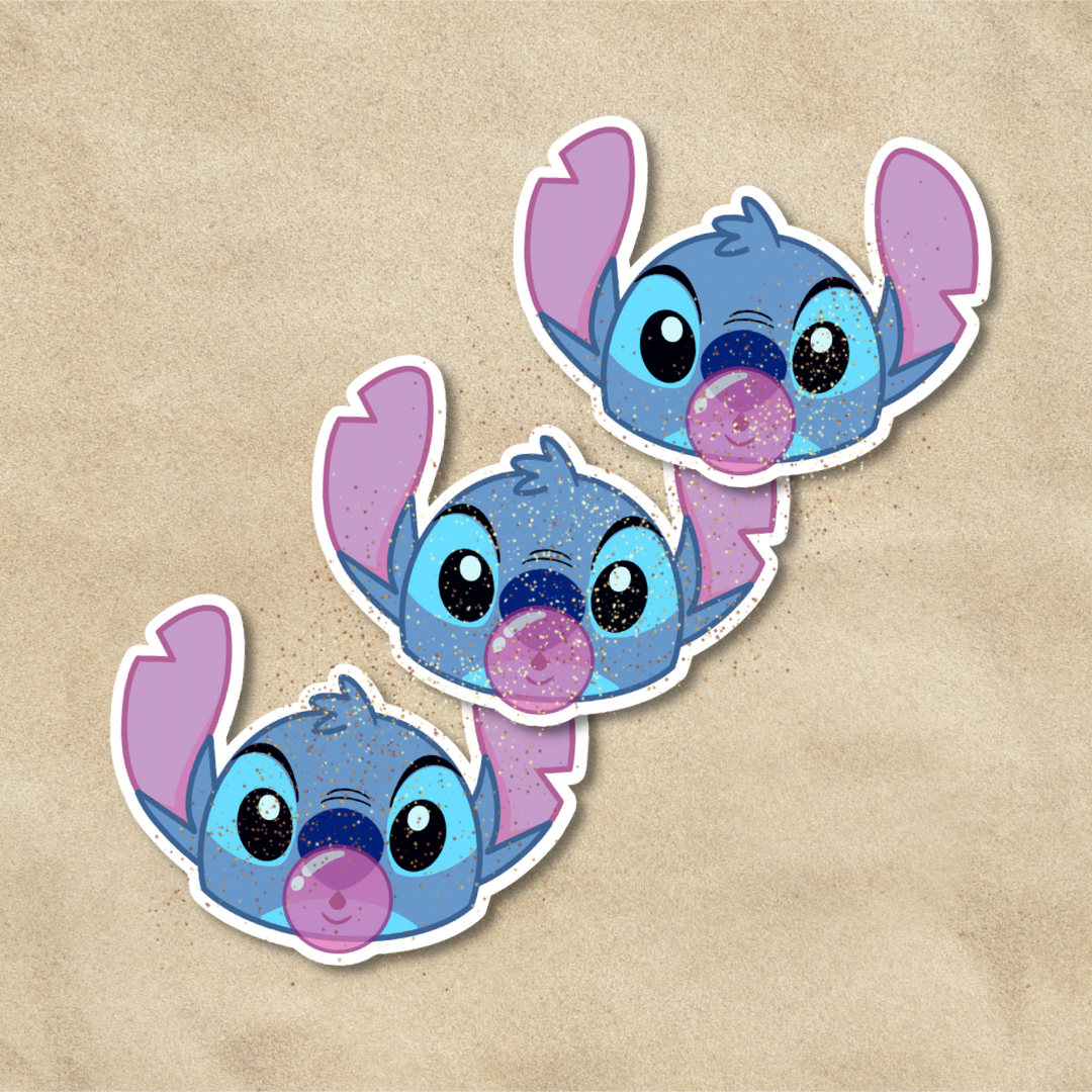 Stitch Bubblegum Sticker