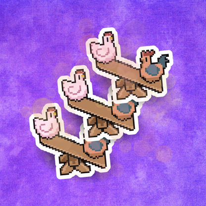 Chickens Sticker