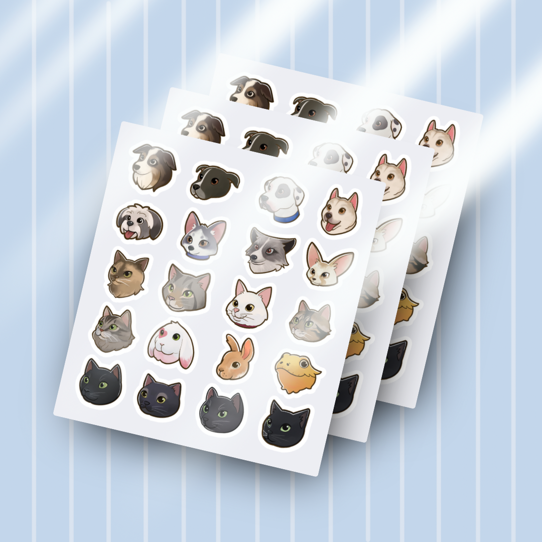 Pets Sticker Set